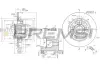 Тормозной диск bremsi CD7731S