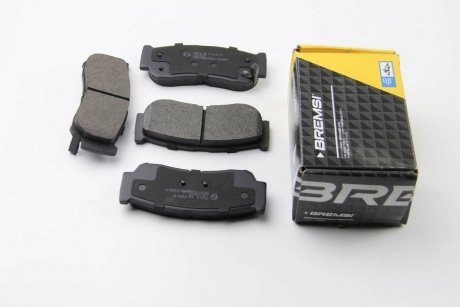 Задние тормозные колодки bremsi BP3314 на Хендай Санта фе 2