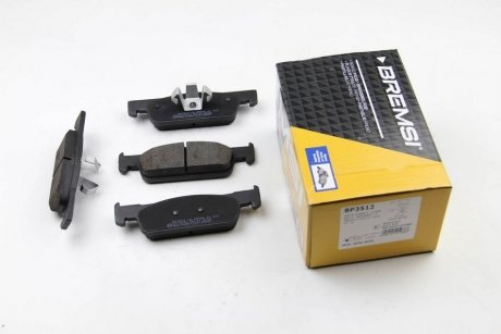Передні тормозні (гальмівні) колодки bremsi BP3512