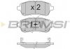 Передние тормозные колодки bremsi BP3316