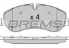 Передние тормозные колодки bremsi BP3525