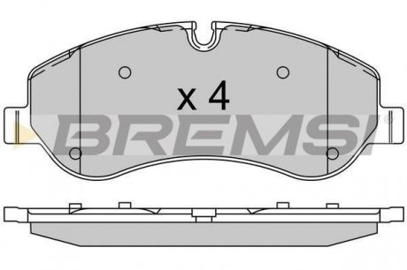 Передние тормозные колодки bremsi BP3525