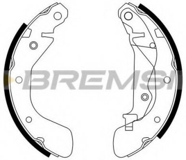 Колодки ручного (стоячого) гальма bremsi GF0633