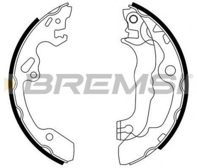 Тормозні (гальмівні) колодки bremsi GF0238