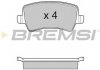 Задние тормозные колодки bremsi BP3298