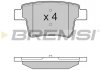 Задні тормозні (гальмівні) колодки bremsi BP3266