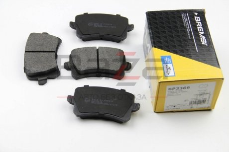 Задние тормозные колодки bremsi BP3366