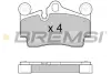Задние тормозные колодки bremsi BP3097
