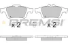 Задні тормозні (гальмівні) колодки Bremsi BP3217 (фото 1)