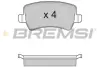Задние тормозные колодки bremsi BP3298