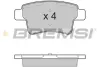 Задние тормозные колодки bremsi BP3331