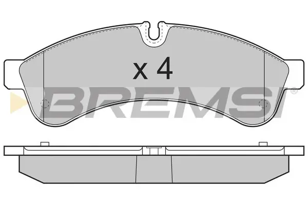 Задние тормозные колодки bremsi BP3365