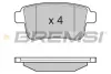 Задние тормозные колодки bremsi BP3368