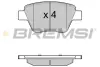 Задні тормозні (гальмівні) колодки Bremsi BP3429 (фото 1)