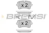 Задние тормозные колодки bremsi BP3493