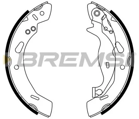 Задние тормозные колодки bremsi GF0249