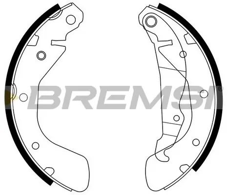 Задние тормозные колодки bremsi GF0354