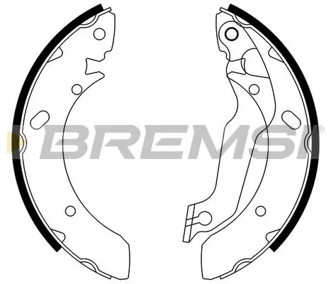 Задние тормозные колодки bremsi GF0733