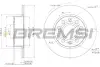 Задній гальмівний (тормозний) диск Bremsi CD7224S (фото 1)