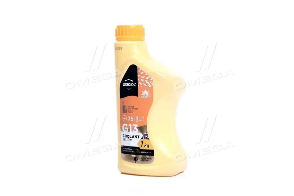 Антифриз YELLOW G13 Antifreeze (желтый) 1kg BREXOL Antf017 (фото 1)