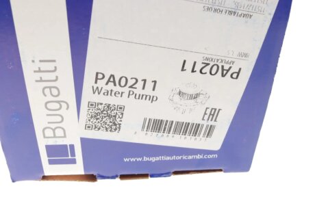 BMW Помпа воды 3 Е30, 5 Е28 bugatti PA0211