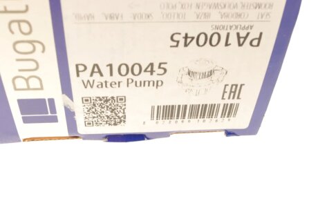 VW Помпа воды Polo 1.2 01-, Skoda Fabia 1.2 99-, SEAT Ibiza |V 1.2 02- bugatti PA10045