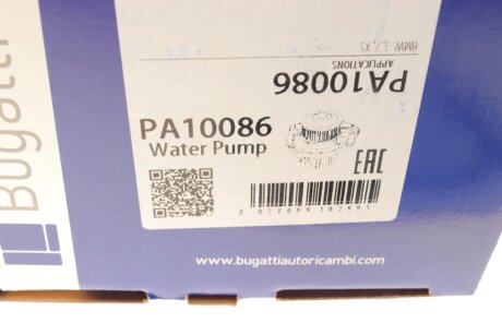 BMW Помпа воды 7 E65 730d,X5 E53,3 E46/90 bugatti PA10086