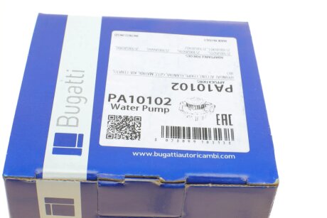 HYUNDAI Помпа воды Accent 1.4/1.6,Getz 1.1/1.6,Kia Cerato 1.6 bugatti PA10102