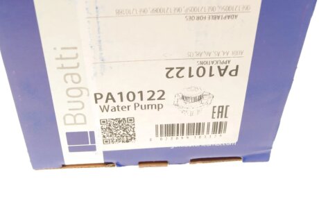Водяная помпа bugatti PA10122