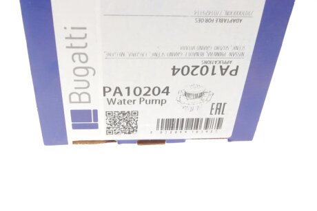 RENAULT Помпа воды Laguna,Megane II 1.9dCI 03-,Nissan bugatti PA10204