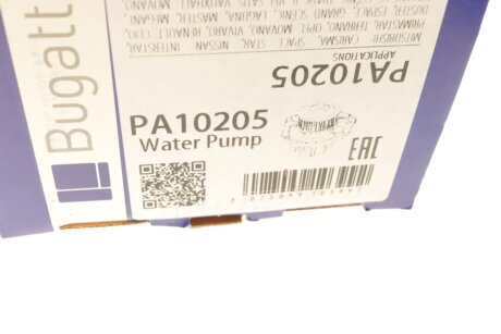 RENAULT Помпа воды с шкивом! Laguna,Trafic 1,9dCi 03-,Movano,Vivaro,Volvo bugatti PA10205