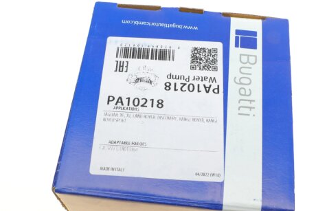 LANDROVER Помпа воды Discovery IV 3.0TD 09-,Range Rover IV,Sport 3.0TD 09-,Jaguar XF,XJ bugatti PA10218