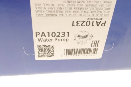 VW Помпа воды Audi A1/3/4/5,Caddy IV,Golf VI,VII,Passat,Tiguan,Touram 1.2/1.4TFSI bugatti PA10231