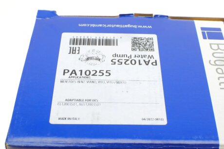 DB Помпа воды Vito,Viano 2.2CDI 10- bugatti PA10255