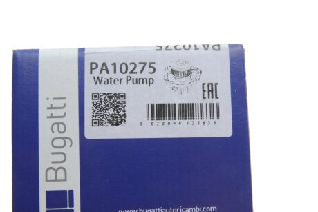 OPEL Помпа воды Ascona C,Astra F,Kadett E 1.6D 87-,1.5TD 90-,Vectra A 1.7D bugatti PA10275