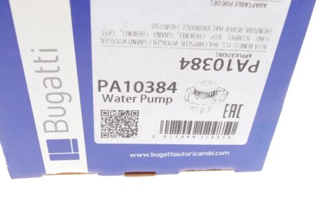 FORD Помпа воды крепл.d=76mm Scorpio II,Chrysler Grand Voyager,Jeep Grand Cherokee,Opel Frontera 2.5TD bugatti PA10384