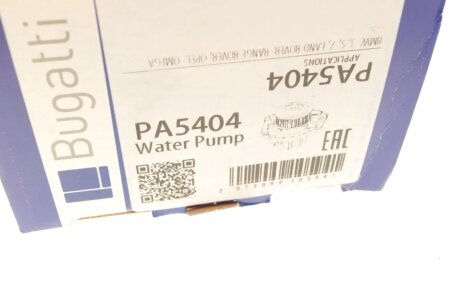 OPEL Помпа воды Omega B/ BMW E36 325 2,5TD 91-/E34/E39 525 2,5TD 91- bugatti PA5404