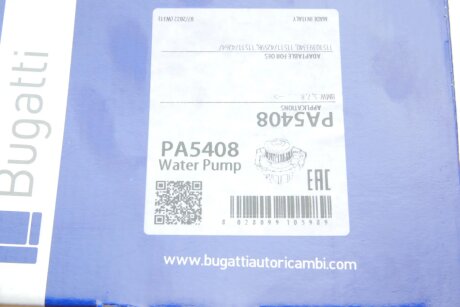 BMW Помпа воды E38 735i 3,5i 8цилиндров 96-/740 4,4i 96-98 bugatti PA5408