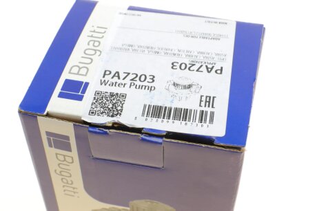 OPEL Помпа воды Omega A 2,0i 90-94,Omega B 2,0/2,0 16V 4/94-/Vectra bugatti PA7203