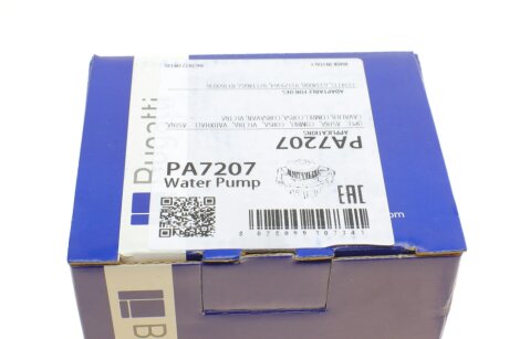 OPEL Помпа воды Astra,Combo,Vectra B 1.7D,TD bugatti PA7207