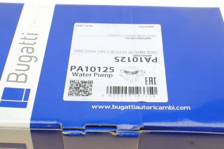 CITROEN Помпа воды Jumper 3.0HDI 06-,Fiat Ducato 3.0d 06-,Peugeot Boxer bugatti PA10125