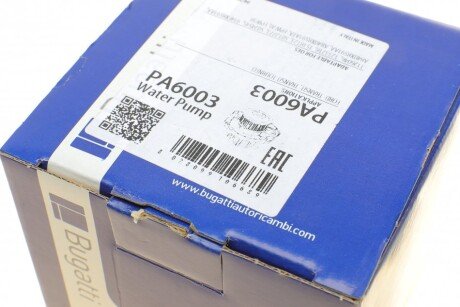 FORD Помпа воды Transit 2,5D 11/85- bugatti PA6003