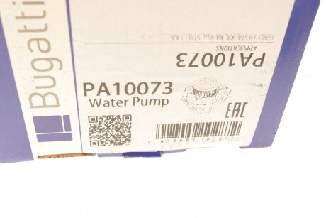 FORD Водяная помпа Fiesta 01- bugatti PA10073