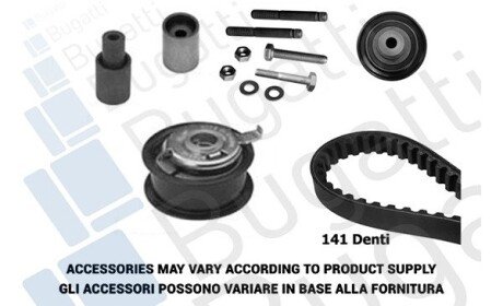 Комплект ГРМ Caddy II/Octavia/Golf IV/Polo 1.9TDI -04 bugatti BKCD0598 на Ауди А3 8l