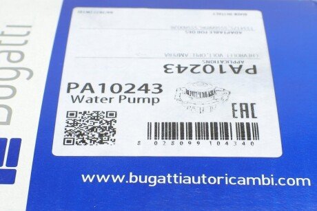 Помпа води bugatti PA10243