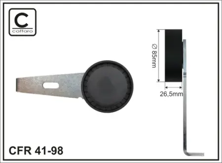 (85x8x26 пластик)Ролік Citroen Jamper/ Fiat Ducato 1,9TD caffaro 41-98