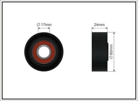 Ролик caffaro 500562 на Сеат Leon Sportstourer 1