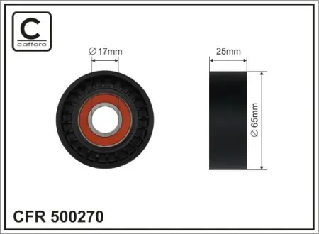 Ролик натяжителя caffaro 500270