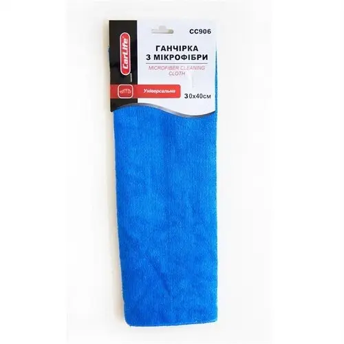 Ганчірка з мікрофібри, 30х40 см carlife CC906
