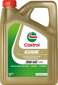 Моторна олива CASTROL EDGE 0W-40 A3/B4 4 л castrol 15F6B5